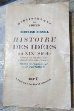 EQUILIBRIUM, HISTOIRES DES IDEES au XIXe Siecle Liberte et Organisation (Freedom and Organisation)