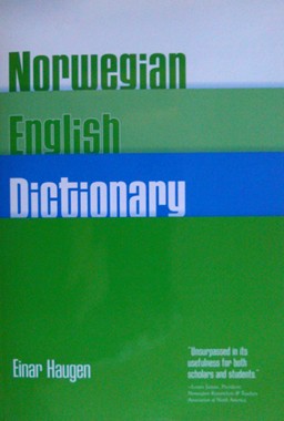 EQUILIBRIUM, Norwegian English Dictionary (A Pronouncing and Translating Dictionary of Modern Norwegian [Bokmal and Nynorsk] )